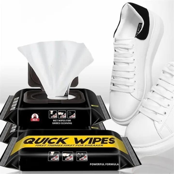 Disposable Shoes Clean Wipes Portable 80pcs