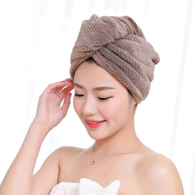 Microfiber Magic Hair Drying Towel for Women ( 2 pieces )