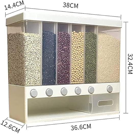 6 in 1 Grain Cereal Dispenser ( Full Size )