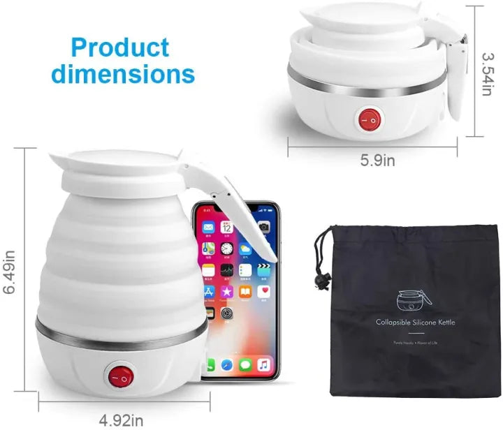 Foldable Electric Kettle -1000ML ( Full Size)