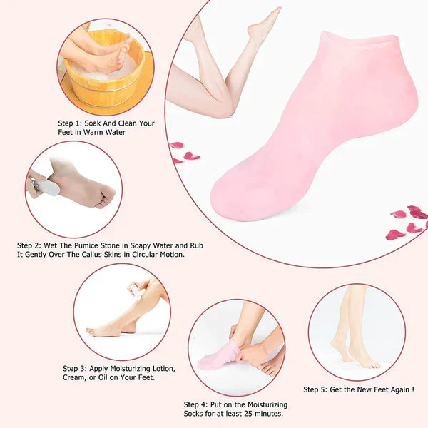 New Moisturizing Silicon Socks: Soothe, Heal, and Pamper Your Feet